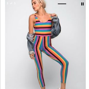 Motel rocks rainbow unitard